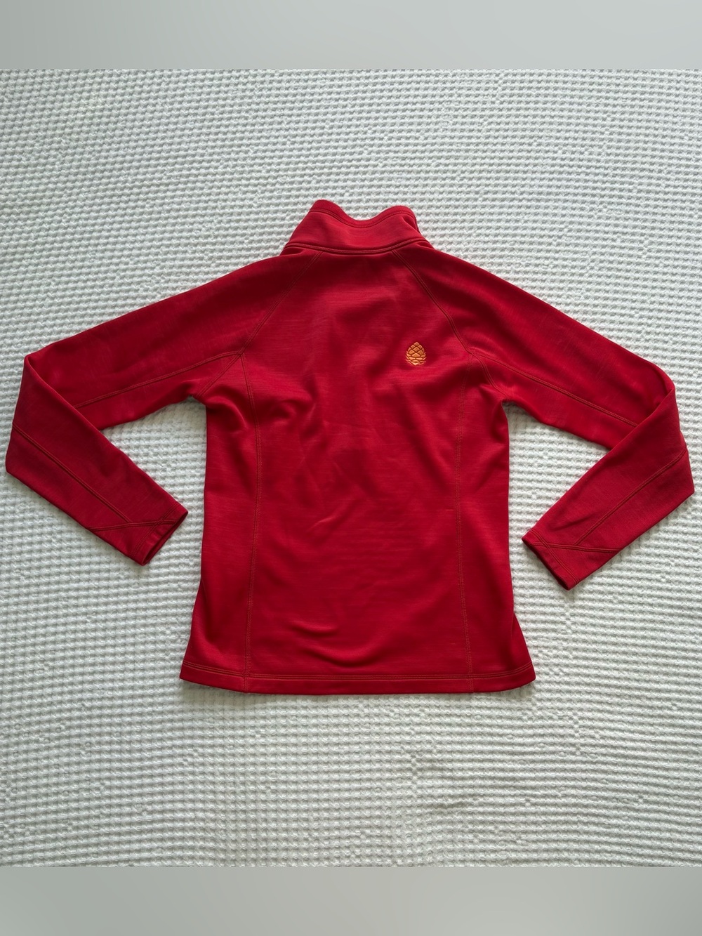 Stio Gannett Peak Half-Zip Fleece Pullover Crimson Red Hiking Camping Outdoor M - Picture 6 of 11